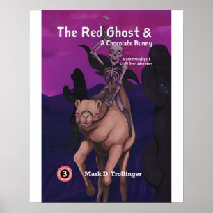 Poster O Fantasma Vermelho e um Coelhinho de Chocolate -