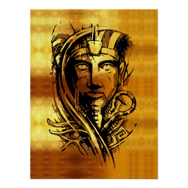 Póster O Faraó Dourado (Frente)