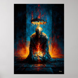 Poster O Fardo da Coroa – Expressionista Monumental