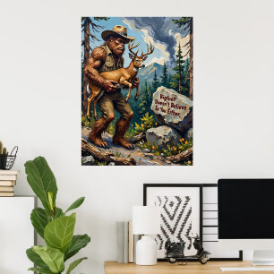 Poster O Fardo do Crente: A Posição de um Pé Grande