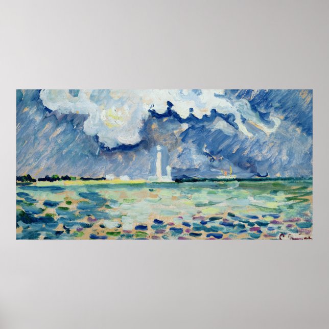 Póster O Farol em Gatteville (Frente)