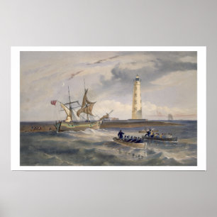 Póster O farol no cabo Chersonese, placa 'do