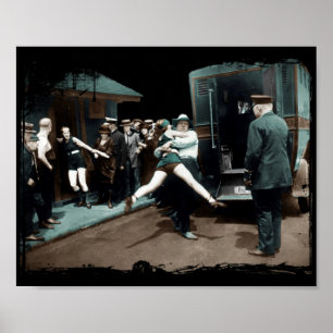 Póster O fato de banho prende EUA