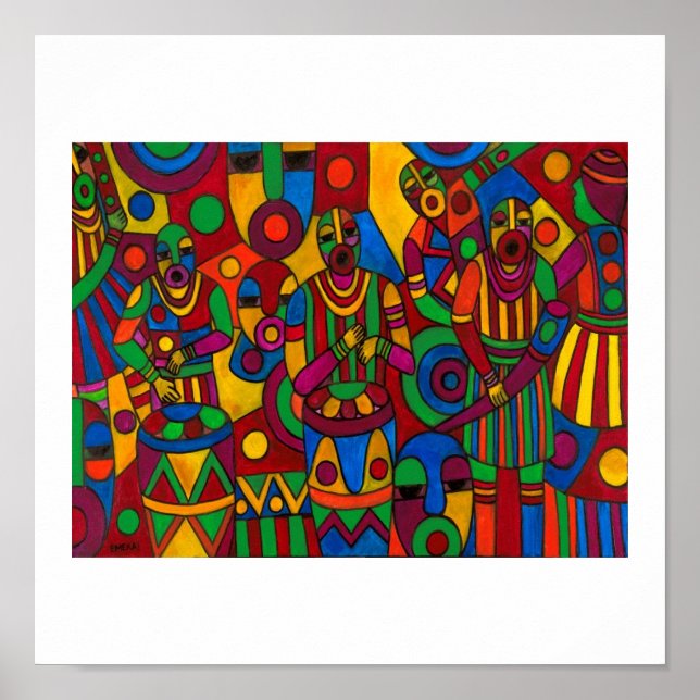 Póster O Festival de Emeka! (Frente)