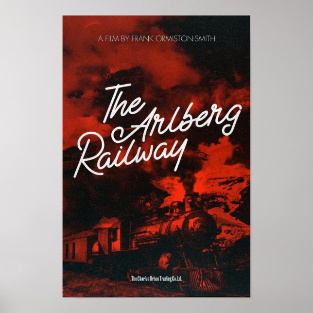 Poster O Filme Clássico da Ferrovia Arlberg 1906 (Frente)