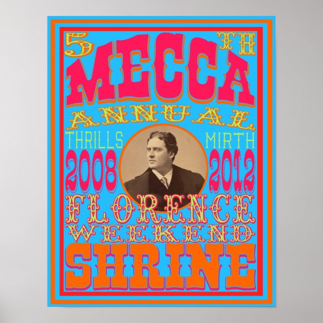 Poster O Fim de Semana de Florença dos Mecanismos Anuais  (Frente)