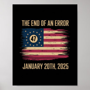 Poster O Fim De Um Erro 20 De Janeiro De 2025 Inauguração