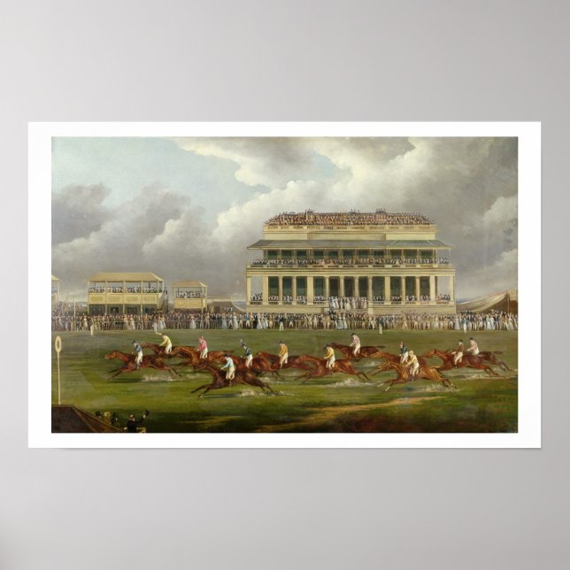 Poster O Fim do Derby Epsom em 1822 (Frente)