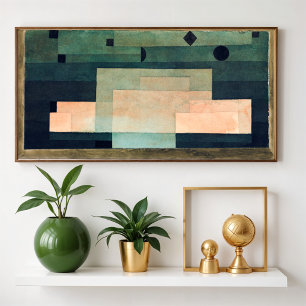 Poster O firmamento acima do templo (1922) de Paul Klee