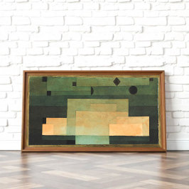 Poster O firmamento acima do templo, Paul Klee Art