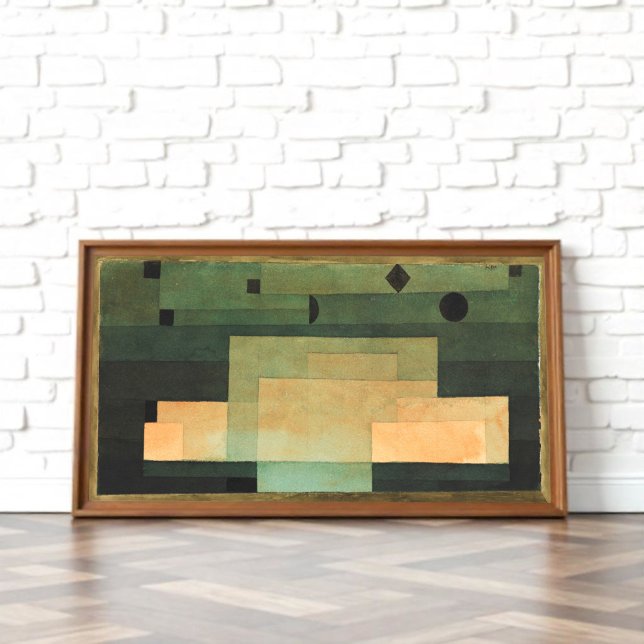 Poster O firmamento acima do templo, Paul Klee Art (Criador carregado)