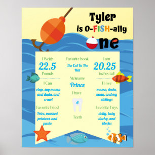 Poster O-Fish-ally Um primeiro aniversario de Marco Poste