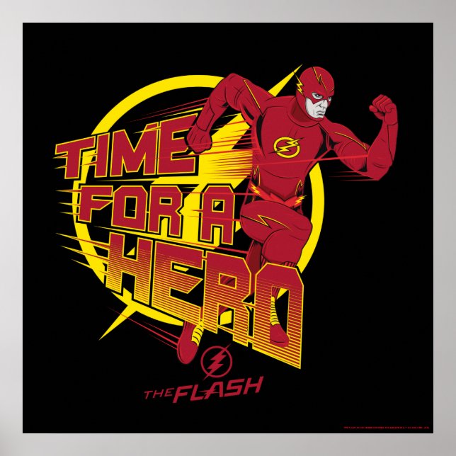 Poster O Flash | Gráfico "Hora De Um Herói" (Frente)