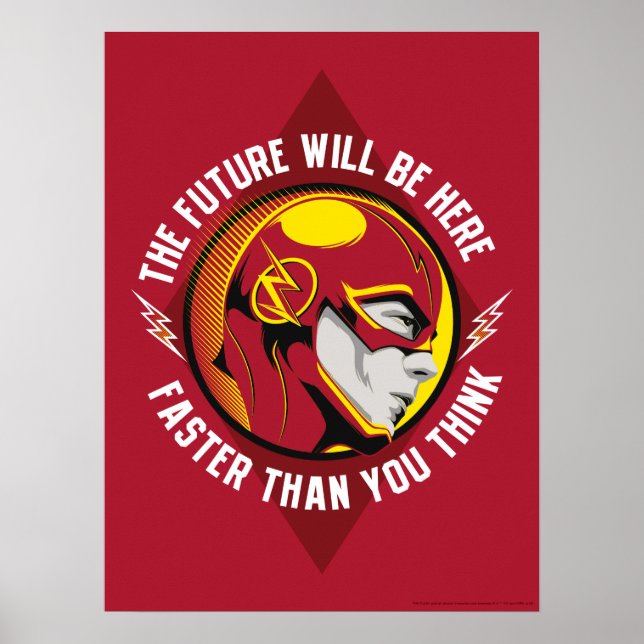 Poster O Flash | "O Futuro Estará Aqui" (Frente)