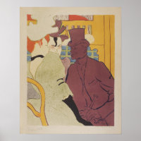 O Flertador (Um Inglês) por Toulouse Lautrec