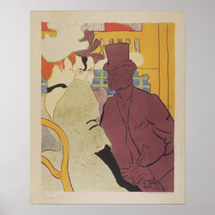 Poster O Flertador (Um Inglês) por Toulouse Lautrec