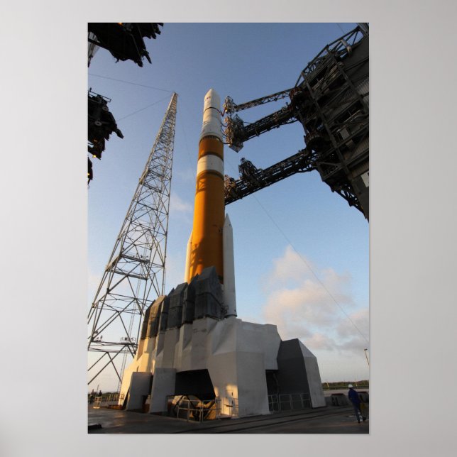 Poster O foguete Delta IV (Frente)