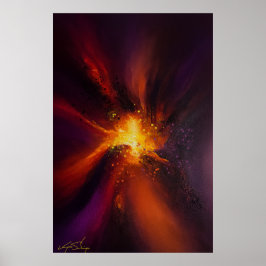 Poster O Forno Interior Abstrato