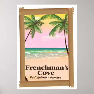 Poster O francês Cove Port Antonio, Jamaica