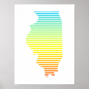 Póster o frio de illinois desvanece-se