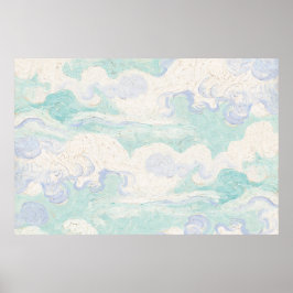 Poster O fundo do céu de Van Gogh