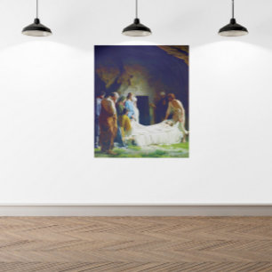 Poster O funeral de Jesus por Carl Heinrich Bloch 1873