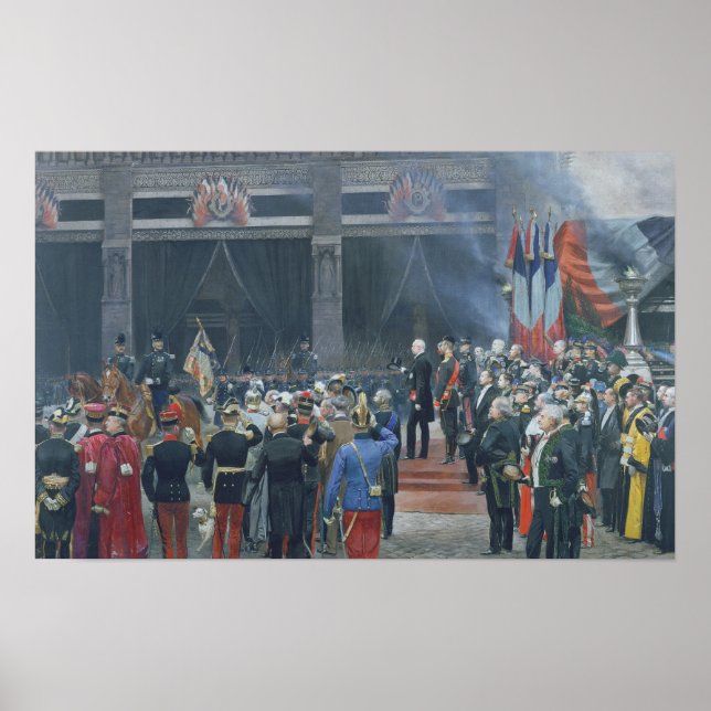 Póster O Funeral de Louis Pasteur (Frente)