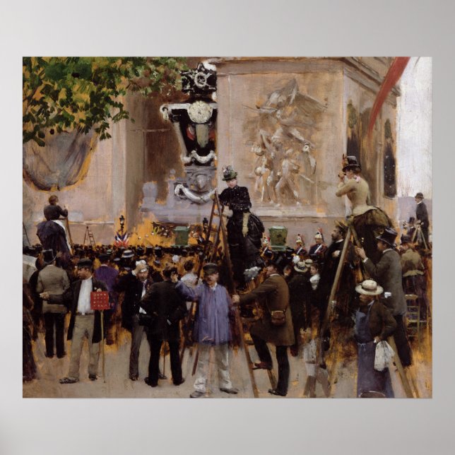 Poster O Funeral de Victor Hugo (Frente)