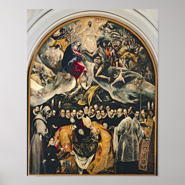 Póster O funeral do Conde Orgaz (Frente)