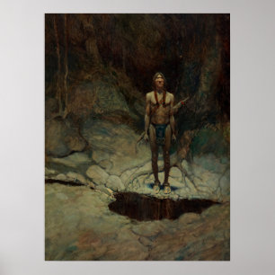 Poster O funeral silencioso de Newell Convers Wyeth