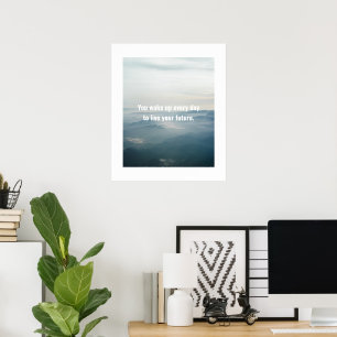 Poster O Futuro É Agora - Motivacional