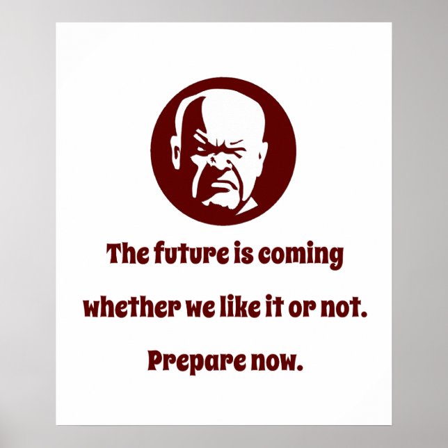 Poster O Futuro Está Chegando - Sabedoria (Frente)