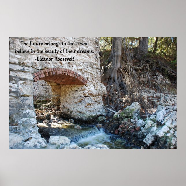 Póster O Futuro Pertence Apenas A Quem Acredita... (Frente)