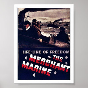 Póster O fuzileiro naval mercante