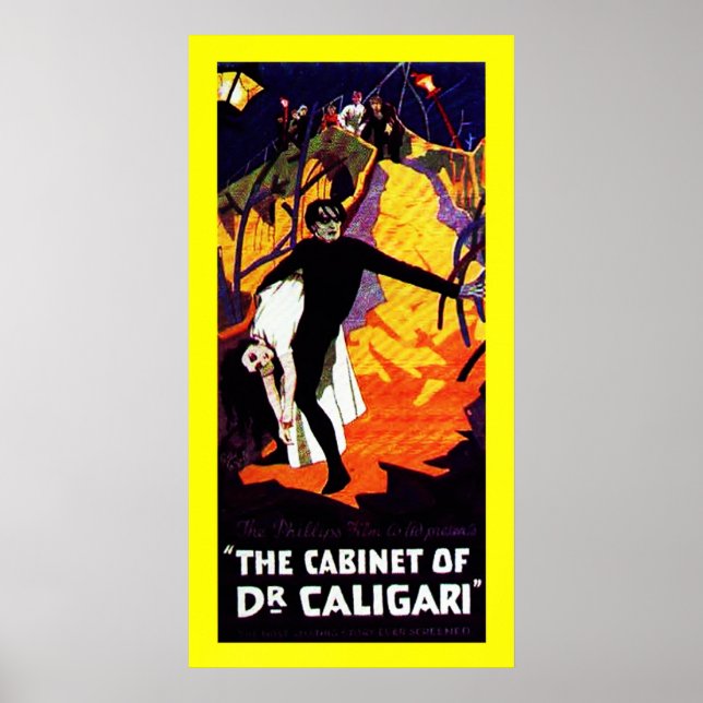 Póster O Gabinete do Dr. Caligari (Frente)