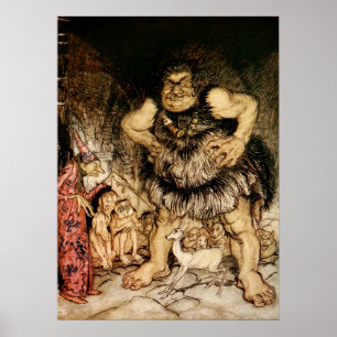 Poster O Galligantua gigante e o mágico idoso mau