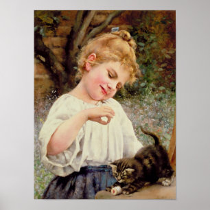 Póster O gatinho brincalhão