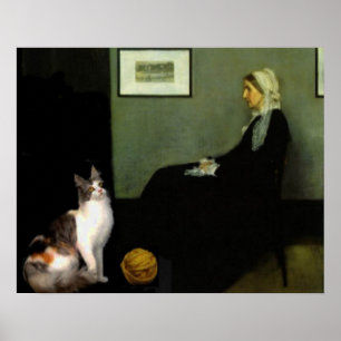 Poster O gato da mãe do assobiador