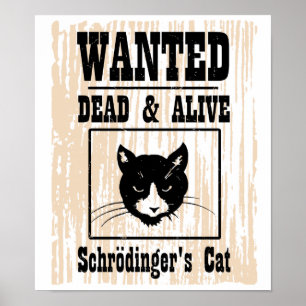 Poster O gato de Schrodinger querido