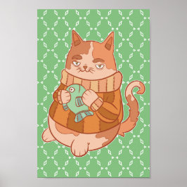 Poster O Gato e Peixe