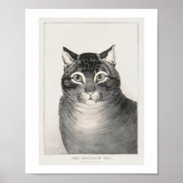 Poster O Gato Favorito (1838–48) Litografia