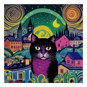 Póster O Gato Negro 1