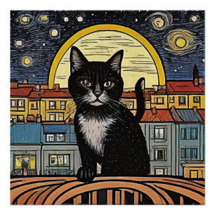 Póster O Gato Negro 4