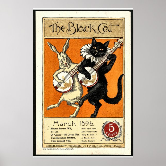 Poster O Gato Preto (Frente)