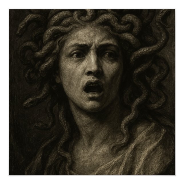 Póster O Gaze de Medusa (Frente)