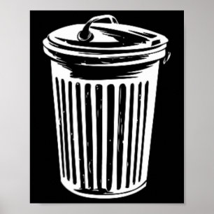 Poster O Gelado de Figurino do Dia das Bruxas Pode Trashc