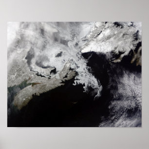 Póster O gelo marinho enche o golfo de St Lawrence