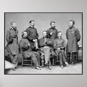 Póster O general Sherman e seu provê de pessoal -- Beira