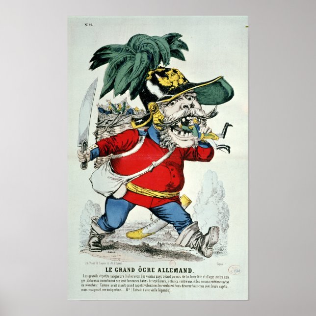 Póster O gigante alemão (Frente)