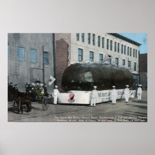 Poster O gigante cozeu a cena do flutuador de Potatoe